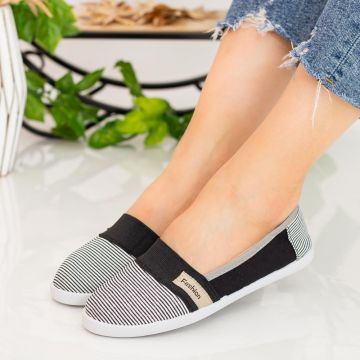 Espadrile Dama E9 Black | Fashion