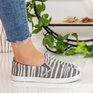 Espadrile Dama H708 Grey | Fashion