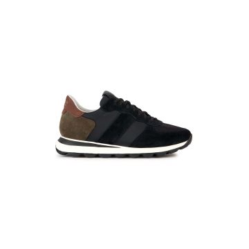 Geox sneakers din piele U SPHERICA VSERIES A culoarea negru, U3612A 022FU C0033