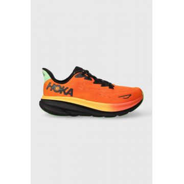 Hoka One One pantofi de alergat Clifton 9 culoarea portocaliu 1127895-EPFR