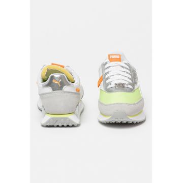 Pantofi sport cu detalii din piele intoarsa Future Rider