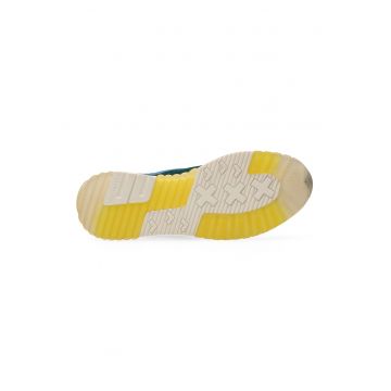Pantofi sport cu garnituri de piele intoarsa si piele