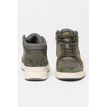 Pantofi sport cu insertii de piele intoarsa