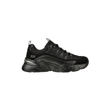Pantofi sport cu insertii din piele ecologica Bobs Bamina