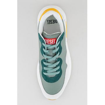 Pantofi sport cu talpa wedge si garnituri din piele intoarsa Serendipity