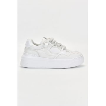 Pantofi sport de piele cu logo