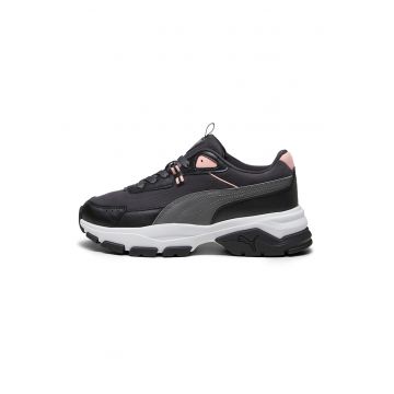 Pantofi sport de piele ecologica cu insertii de plasa Cassia Via