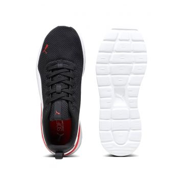 Pantofi sport de piele ecologica si material textil Anzarun Lite