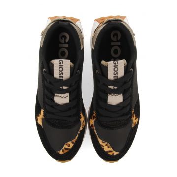 Pantofi sport de piele intoarsa cu garnituri contrastante Onaka