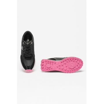 Pantofi sport de piele si piele intoarsa
