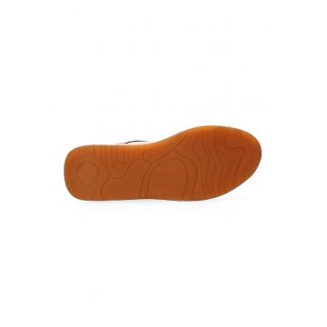 Pantofi sport de piele si piele intoarsa cu garnituri de plasa