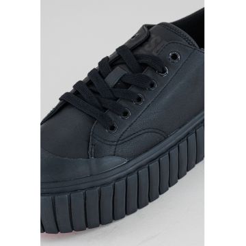 Pantofi sport din piele cu talpa flatform Hanami