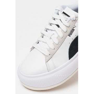 Pantofi sport din piele cu talpa flatform Mayu