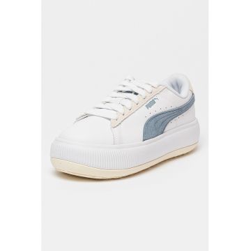 Pantofi sport din piele cu talpa flatform Mayu