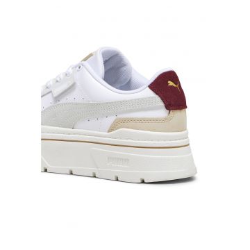 Pantofi sport flatform cu insertii din piele intoarsa Mayze Stack Luxe