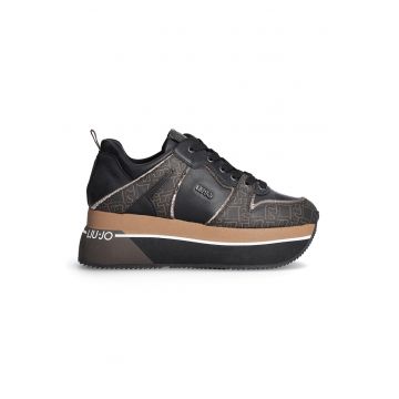 Pantofi sport flatform cu monograma