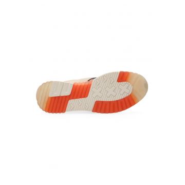 Pantofi sport low-cut cu garnituri de piele intoarsa