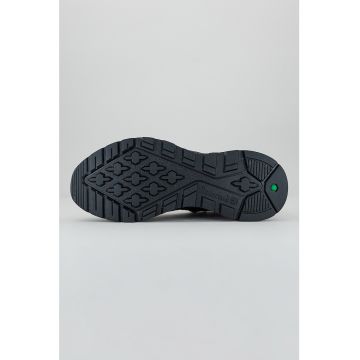 Pantofi sport low cut cu garnituri din piele intoarsa
