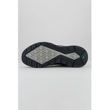 Pantofi sport low cut cu garnituri din piele intoarsa