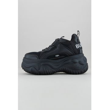 Pantofi sport masivi cu garnituri de piele ecologica