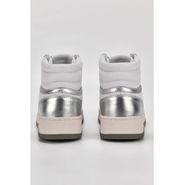 Pantofi sport mid-high de piele