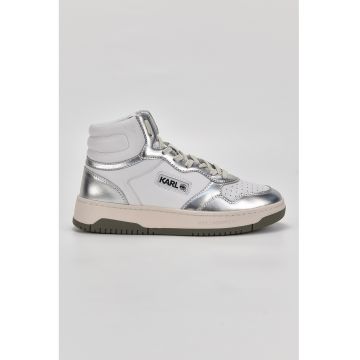 Pantofi sport mid-high de piele