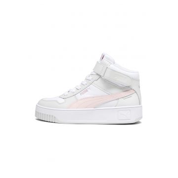 Pantofi sport mid-high de piele si piele ecologica cu banda velcro Carina Street