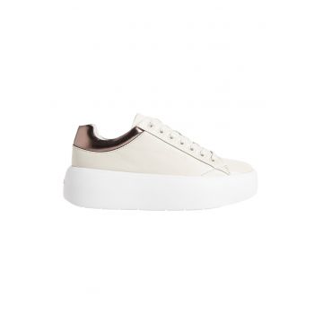 Pantofi sport wedge de piele