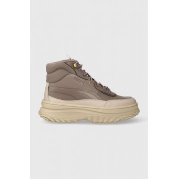 Puma botine Mayra femei, culoarea maro