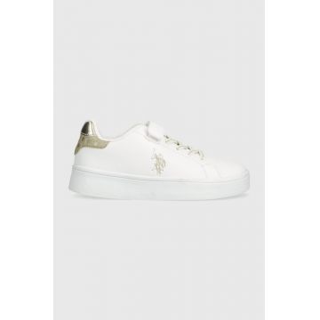 U.S. Polo Assn. sneakers pentru copii culoarea alb