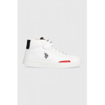 U.S. Polo Assn. sneakers pentru copii culoarea alb