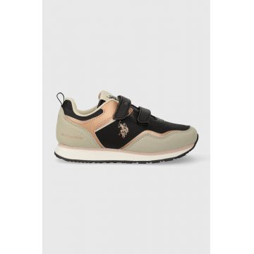 U.S. Polo Assn. sneakers pentru copii culoarea negru