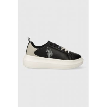 U.S. Polo Assn. sneakers pentru copii culoarea negru
