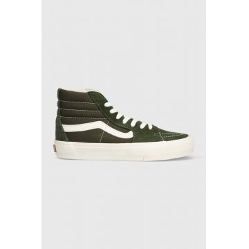 Vans tenisi SK8-Hi VR3 barbati, culoarea verde, VN0005UN50K1
