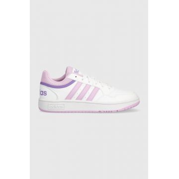 adidas Originals sneakers pentru copii HOOPS 3.0 K culoarea alb