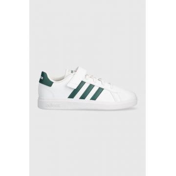 adidas sneakers pentru copii GRAND COURT 2.0 EL culoarea alb