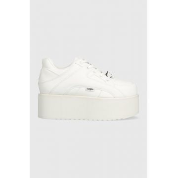 Buffalo sneakers 1330-6 culoarea alb, 1633035