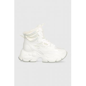 Buffalo sneakers Binary Snow Lace Up Boot culoarea alb, 1636011