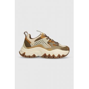 Buffalo sneakers Trail One culoarea maro, 1636048