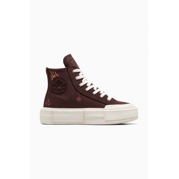 Converse tenisi Chuck Taylor All Star Cruise femei, culoarea maro, A07133C