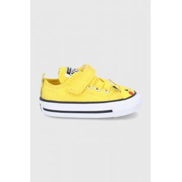 Converse tenisi copii culoarea galben