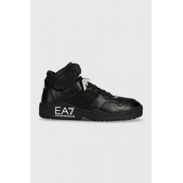 EA7 Emporio Armani sneakers pentru copii culoarea negru