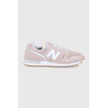 New Balance Pantofi WL373HR2 culoarea galben, cu toc plat