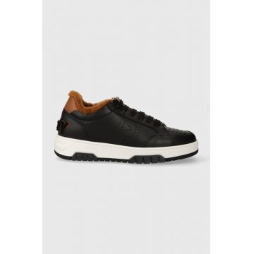 Off Play sneakers din piele COMO culoarea negru, COMO 1 BLACK, COGNAC