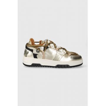 Off Play sneakers din piele SORRENTO culoarea auriu, SORRENTO 1 GOLD, GLITTER