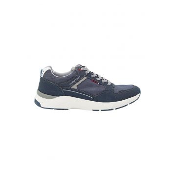 Pantofi sport cu garnituri de piele intoarsa ecologica