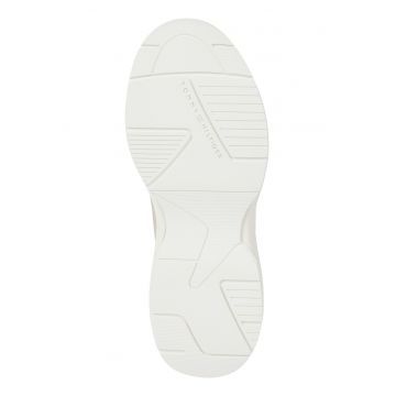 Pantofi sport cu insertii de piele intoarsa si piele