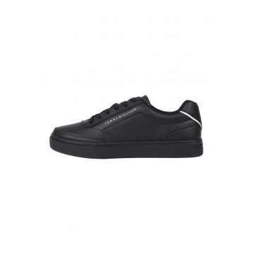 Pantofi sport de piele cu detalii logo