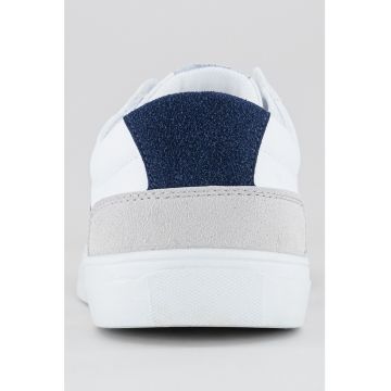 Pantofi sport de piele ecologica colorblock