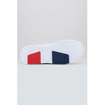 Pantofi sport de piele ecologica cu detalii logo